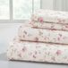 Modern Threads Zijdezachte microvezel en kreukvrije lakens - luxe microvezel lakens inclusief plat laken, hoeslaken met diepe zakken en kussenslopen Kashmir Rose, tweepersoons