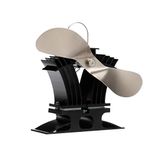 Ecofan 806EUKBX Heat Powered Wood Stove Fan Nikkel, Meertalig
