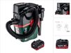 Metabo AS 18 L PC Compact aspirateur sur batterie 18 V 6 l IPX4 classe de poussière L humide et sec + 1x batterie 5,5 Ah - sans chargeur