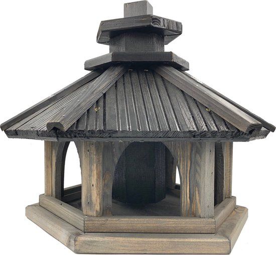 GARDEN SPIRIT Vogelhuisje Voedersilo - Vogelvoederhuisje 35 x 40 x 48 cm