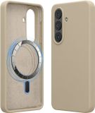 kwmobile telefoonhoesje geschikt voor Samsung Galaxy S26 - Hoesje met magneet compatibel met MagSafe - Smartphone case in steengrijs