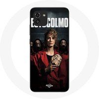 Maniacase Hoesje voor Samsung Galaxy A03 La casa de papel Estocolmo
