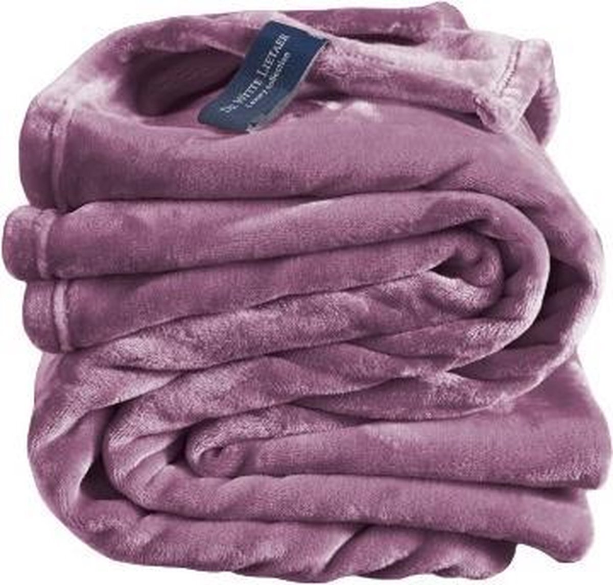 De Witte Lietaer Plaid Cosy 200 X 150 Cm Polyester Roze/paars