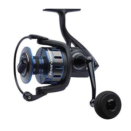 PENN Combat III 6000 Spinning Reel - Black/Blue