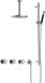 Hotbath Cobber - CW7067 - Inbouw Regendoucheset - Chroom