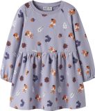 NAME IT MINI - NMFVOLTA LS SWE DRESS BRU Meisjes Jurk