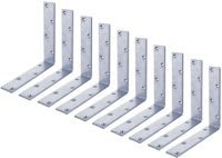 Alberts Stoelhoek 240x40x240 cm Zilver