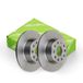 Valeo 2x Disques de frein lubrifiés 186833, Essieu arrière