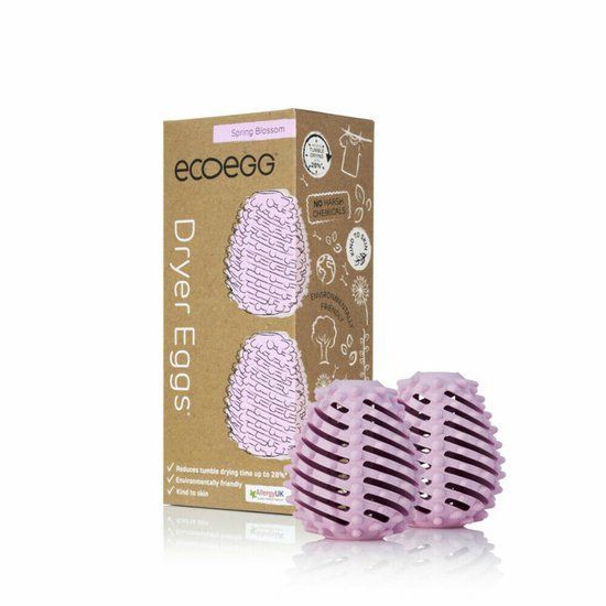 EcoEgg Dryer Egg - Lentebloesem - Drogerballen - Hervulbaar - Duurzaam - 2 stuks