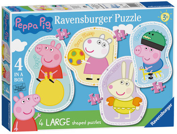 Ravensburger Peppa Pig Four Large Shaped