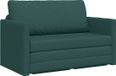 vidaXL Canapé-lit Tissu Vert foncé 124 x 71 x 78 cm