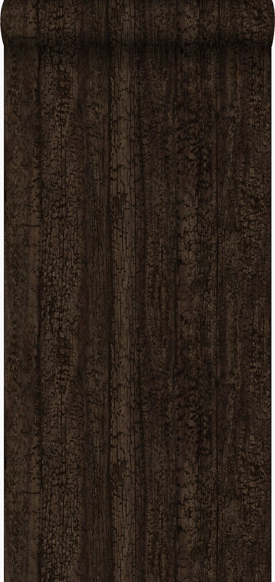 Origin Wallcoverings behang houtmotief donkerbruin - 347527 - 53 cm x 10,05 m
