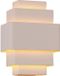 Artdelight Wandlamp Layers B 20 cm wit goud