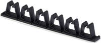 TRU COMPONENTS Kabelclip TC-12533420 Bundel-Ø (bereik) 7.8 mm (max) Zwart 20 stuk(s)