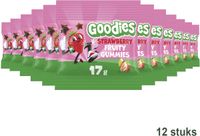 Goodies Fruit Gummies Aardbei - Snacks - 12 Stuks