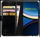 Rosso Element Wallet Book Case voor Xiaomi Poco F7 Pro - Zwart
