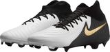 Nike Phantom Luna II Academy FG/MG Voetbalschoenen Heren Wit/Zwart/Goud Maat 42.5