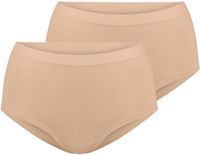 Sloggi Women GO Sense Highwaist (2-pack) - dames slip - beige