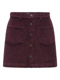 Only Dames Rok regular fit Rood XS Volwassenen