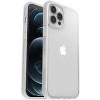 OtterBox React Series - Achterzijde behuizing voor mobiele telefoon - transparant - met Trusted Glass-schermbescherming - voor Apple iPhone 12 Pro Max