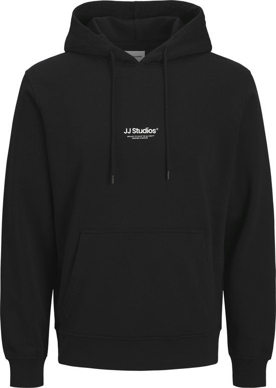 JACK&JONES ESSENTIALS JJESOHO SWEAT HOOD NOOS Heren Trui Zwart XL