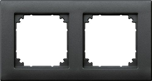 Merten M-PLAN frame 2-voudig antraciet