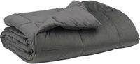 vidaXL 4-seizoenen dekbed 220 x 240 cm lichtgrijs