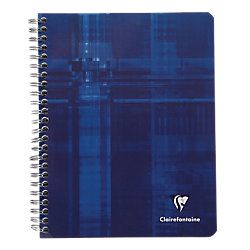 Clairefontaine Dubbelspiraal schrift Wit Gelinieerd 165 x 210 mm 90 vellen