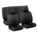 Les Outils Zwarte hoes, 100% polyester, universele maat, zitting voor zij-airbags