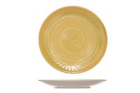 Cosy & Trendy TURBOLINO Plate Yellow Ceramic Round 215mm
