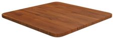 vidaXL Tafelblad vierkant 40x40x1,5cm behandeld eiken donkerbruin