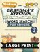 Medium Grandma's Kitchen Medium Vol 3 Word Search for Seniors Large Print