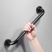 Andriez Handgreep Zwart 40cm - Aluminium - Badkamer Douche Toilet