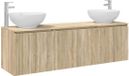vidaXL Badkamerkastenset 3 st Sonoma Eiken 49,5 x 44,5 x 65 cm