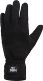 Lonsdale Unisex Ayside handschoenen, zwart, Polyester, Machinewas 30 °C, Met touchscreen tip