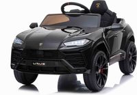Lamborghini Urus, voiture électrique pour enfants, version noire, 12V, avec 2 moteurs