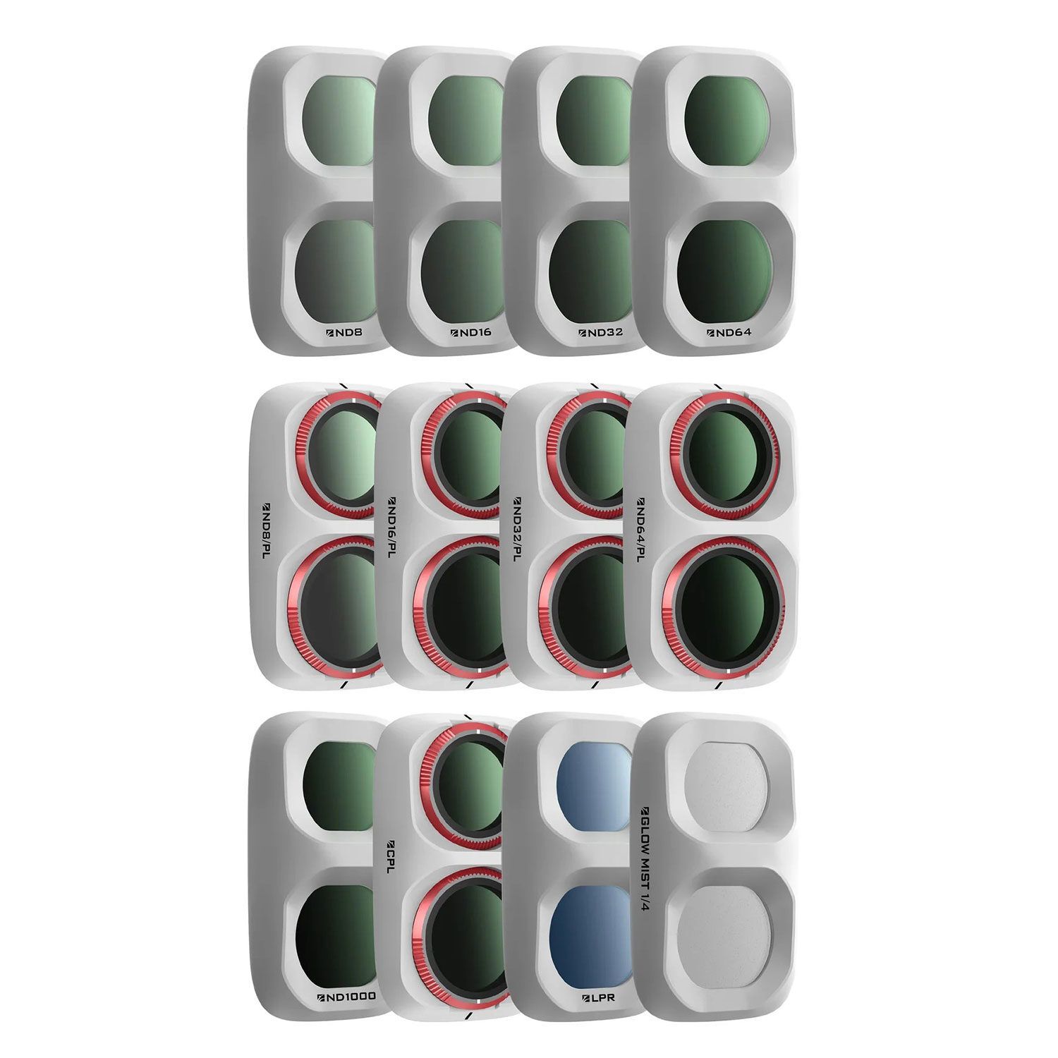 Freewell Osmo Pocket 4P Filters Mega Kit 12-pack White