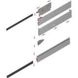 BLUM REVEGO uno Pocketrailset lengte 800 mm, rechts