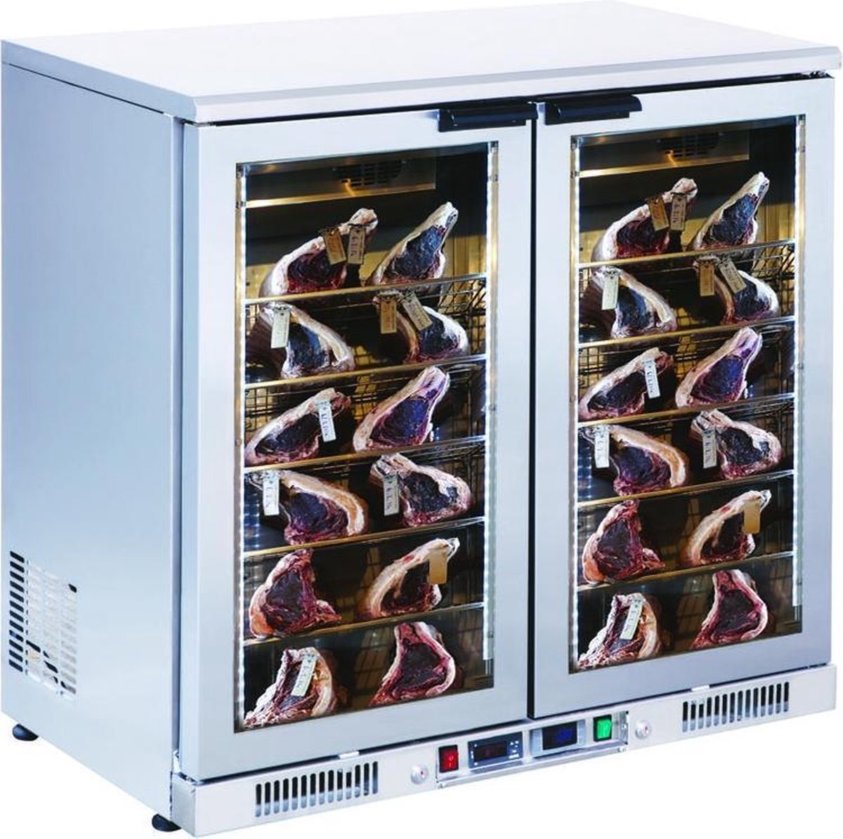 - Professionele Dry Age Koelkast | 198L | | 7489.5200 | Horeca zilver