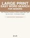 Large Print Easy Word Search for Seniors: 100 Themed Puzzles in Extra Large 24pt Font | Big 10x10 Grid Brain Games for Elderly Adults