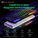 MONSGEEK Akko MonsGeek FUN60 PRO/MAX HE - 60% Mechanical Keyboard - Wireless