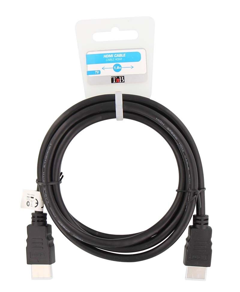 T'nB HDMI Male-male Cable 1.8m Black