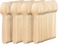 Matana – 200 Houten Theelepels – Stevig & Milieuvriendelijk – Composteerbaar & Biologisch Afbreekbaar – Voor Desserts, Kinderen & Feesten