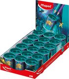 Quantore Maped Puntenslijper Dragon 2-gaats display a 18 stuks blauw
