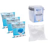 Merkloos / Sans marque Vochtvanger / vochtopnemer - 1L - met 4x navulling - 1x 350 en 3x 400 gram