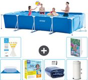 Intex Rechthoekig Frame Zwembad - 450 x 220 x 84 cm - Blauw
