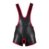 665 Rot 665 Leder - Neopreen Open Kruis Worstelen - Gr. XL