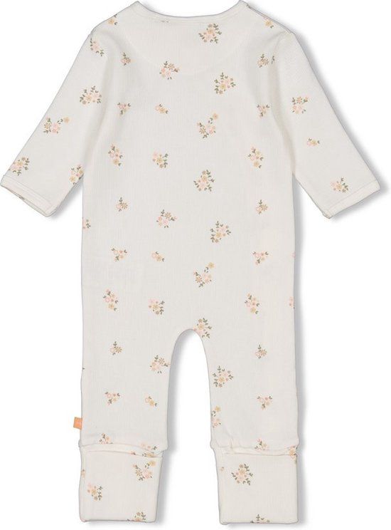 Feetje Pak omslagvoet AOP Flowers Offwhite