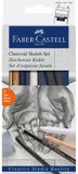 Faber-Castell Houtskool 7-delig | 6 stuks