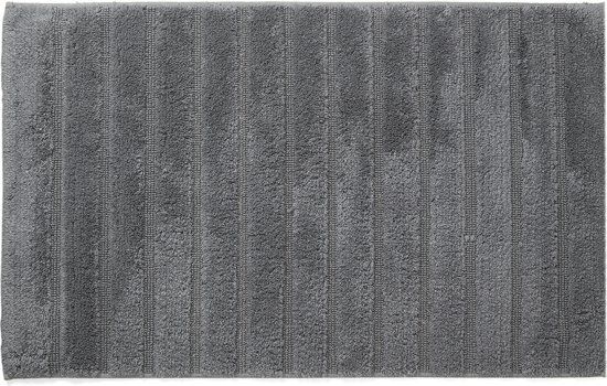 Casilin California Badmat met antislip - Anthracite - 60 x 100 cm